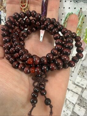 New in! Mala necklace/bracelet/prayer beads meditation calm  wood NEW